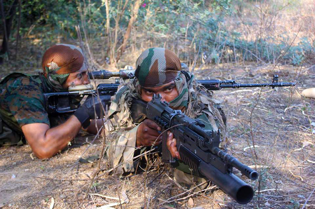 Indian soldiers svd