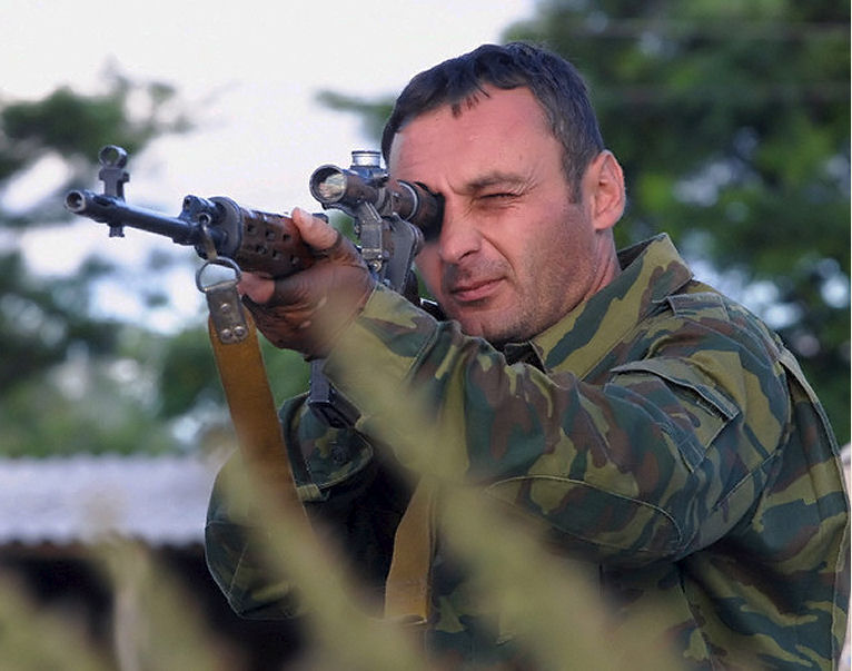 Georgian sniper