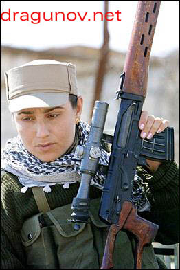 Kurdish woman sniper