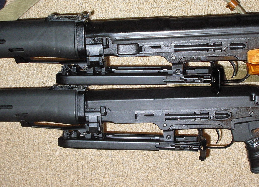 bipod retracted