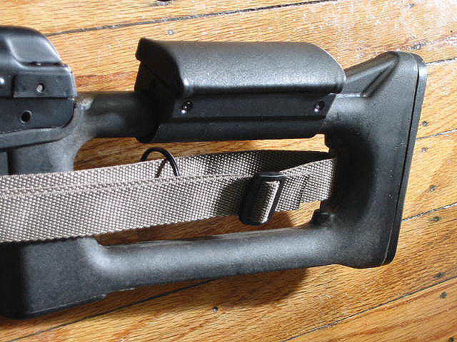 SVD polymer stock with cheek pad up