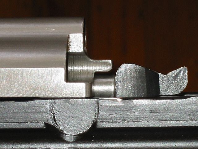bolt carrier tail bolt stop